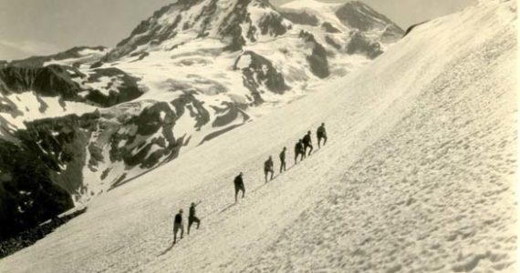 Mount Rainier National Park through the lens of photographer Asahel Curtis. (PHOTO COURTESY WASHINGTON STATE HISTORICAL SOCIETY)