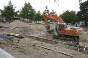 Construction is well under way on a $7.6 million project that will create a new aquatics facility at the People's Community Center in Tacoma's Hilltop neighborhood. (PHOTO BY TODD MATTHEWS)