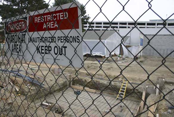 Construction is well under way on a $7.6 million project that will create a new aquatics facility at the People's Community Center in Tacoma's Hilltop neighborhood. (PHOTO BY TODD MATTHEWS)