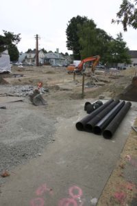 Construction is well under way on a $7.6 million project that will create a new aquatics facility at the People's Community Center in Tacoma's Hilltop neighborhood. (PHOTO BY TODD MATTHEWS)