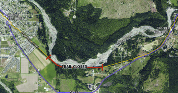 Carbon River levee project temporarily closes Foothills Trail section