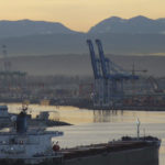 The proposed Vancouver Notch is visible from Commencement Bay and the Port of Tacoma tide flats. (PHOTO BY LINDA VAN NEST / COURTESY BARBARA REID)