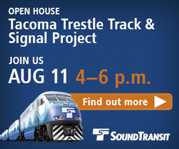 Sound Transit: Open house Aug. 11 for Tacoma Trestle project