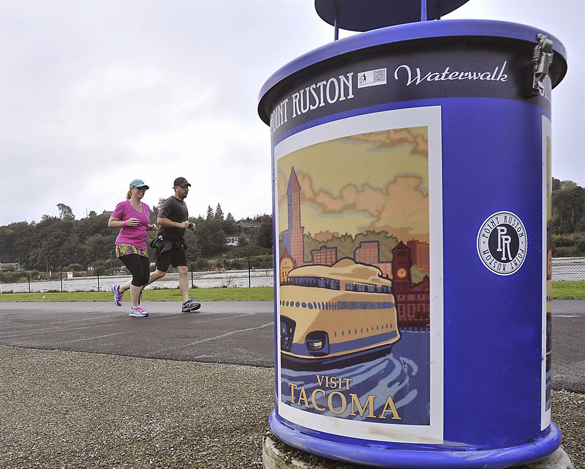 Runners, walkers, and cyclists are invited to enjoy almost seven miles of the beautiful Tacoma waterfront clear of traffic during the Third Annual Downtown To Defiance Sunday Parkways event in September. (PHOTO COURTESY METRO PARKS TACOMA)