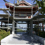 A delegation from Fuzhou, China, is in Tacoma this summer to repair the weathered and damaged Fuzhou Ting in Chinese Reconciliation Park. (PHOTO BY TODD MATTHEWS)