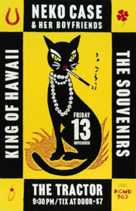 During the 1990s, graphic designer Art Chantry created posters and album covers for some of the biggest rock bands in the Pacific Northwest. He was also the art director of the influential music magazine 'The Rocket.' (IMAGES COURTESY ART CHANTRY)