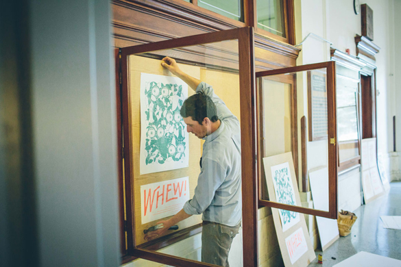 Spaceworks Tacoma's Artscapes program turns downtown storefront windows and outdoor wall spaces into canvases for local artists, including the Old Tacoma Post Office Lobby. (PHOTO COURTESY SPACEWORKS TACOMA)