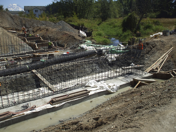 Pierce County replaces Lacamas Creek Bridge