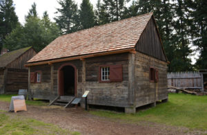 The circa-1850 National Historic Landmark Granary at Fort Nisqually. (PHOTO COURTESY METRO PARKS TACOMA)