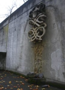 Harold Balazs's "Untitled (Concrete Sculpture)." (PHOTO BY TODD MATTHEWS)