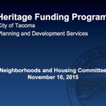 **UPDATE** Tacoma to introduce $50K historic preservation grant program