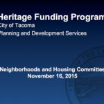 **UPDATE** Tacoma to introduce $50K historic preservation grant program