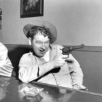 A customer at Seattle's Bohemian Club Tavern circa 1956. (ELMER OGAWA PHOTOGRAPH / COURTESY UNIVERSITY OF WASHINGTON SPECIAL COLLECTIONS)