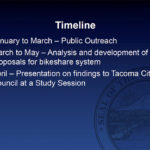 **UPDATE** Bikeshare Planning Study briefing Jan. 13 at Tacoma City Hall