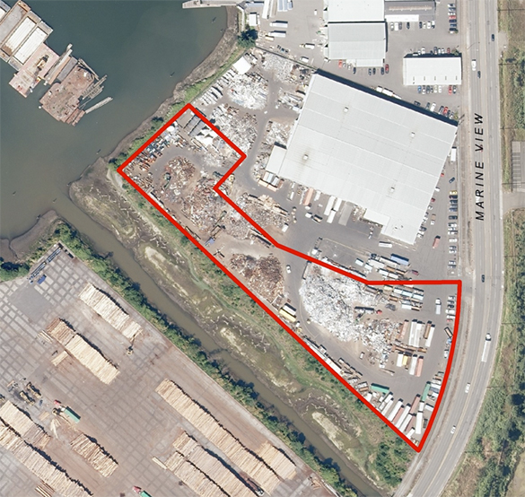 Port of Tacoma: 3.74-acre tide flats site available for lease