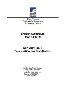 Old City Hall: Tacoma seeks contractor for historic building repairs