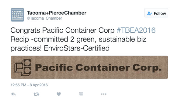 8 nominees for Tacoma-Pierce County Chamber's annual enviro award