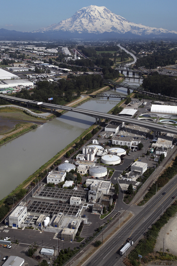 Tacoma Central Wastewater Treatment Plant. Credit: City of Tacoma file photo.