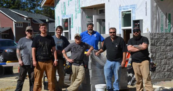 Bates electricians hit Habitat milestone