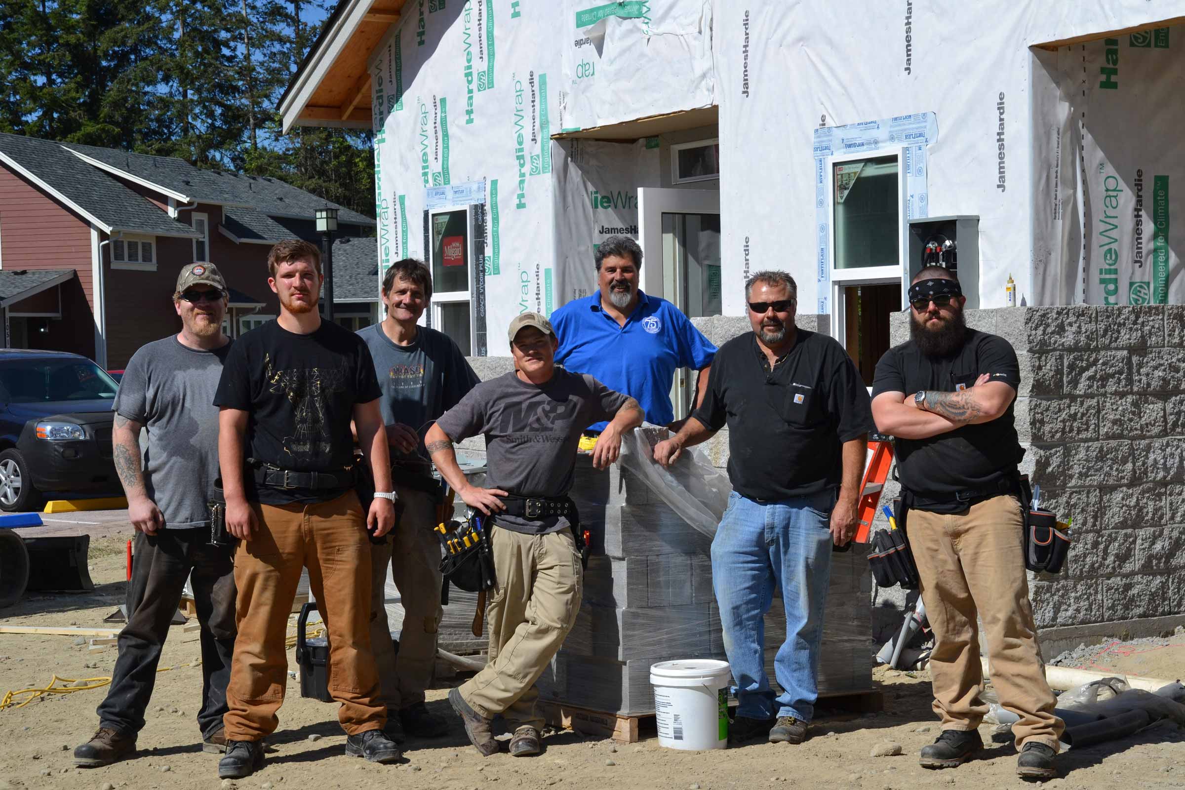 Bates electricians hit Habitat milestone