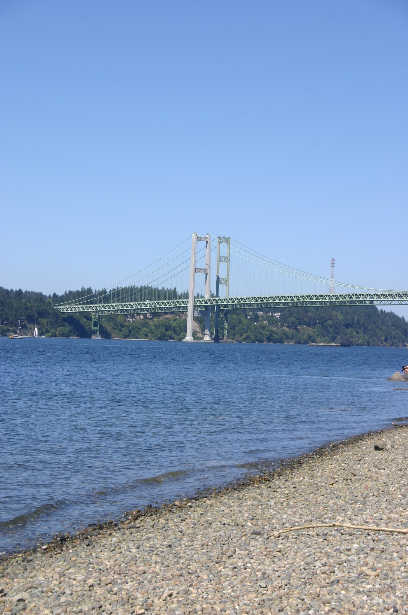 Weekend, night paving work on Narrows Bridge