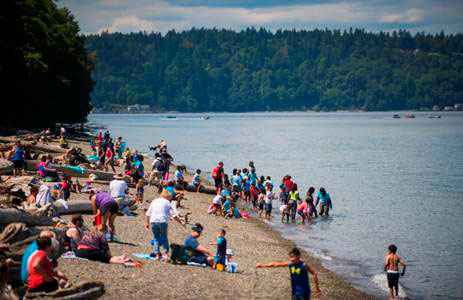 Owen Beach at Point Defiance Park. Credit: Metro Parks