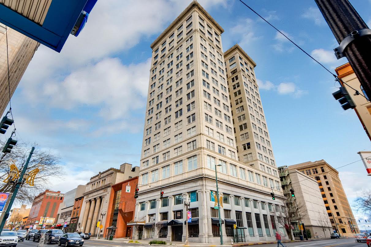 The Washington Building, on Pacific Ave. in Tacoma, was built in 1925. Credit:  Unico Properties.