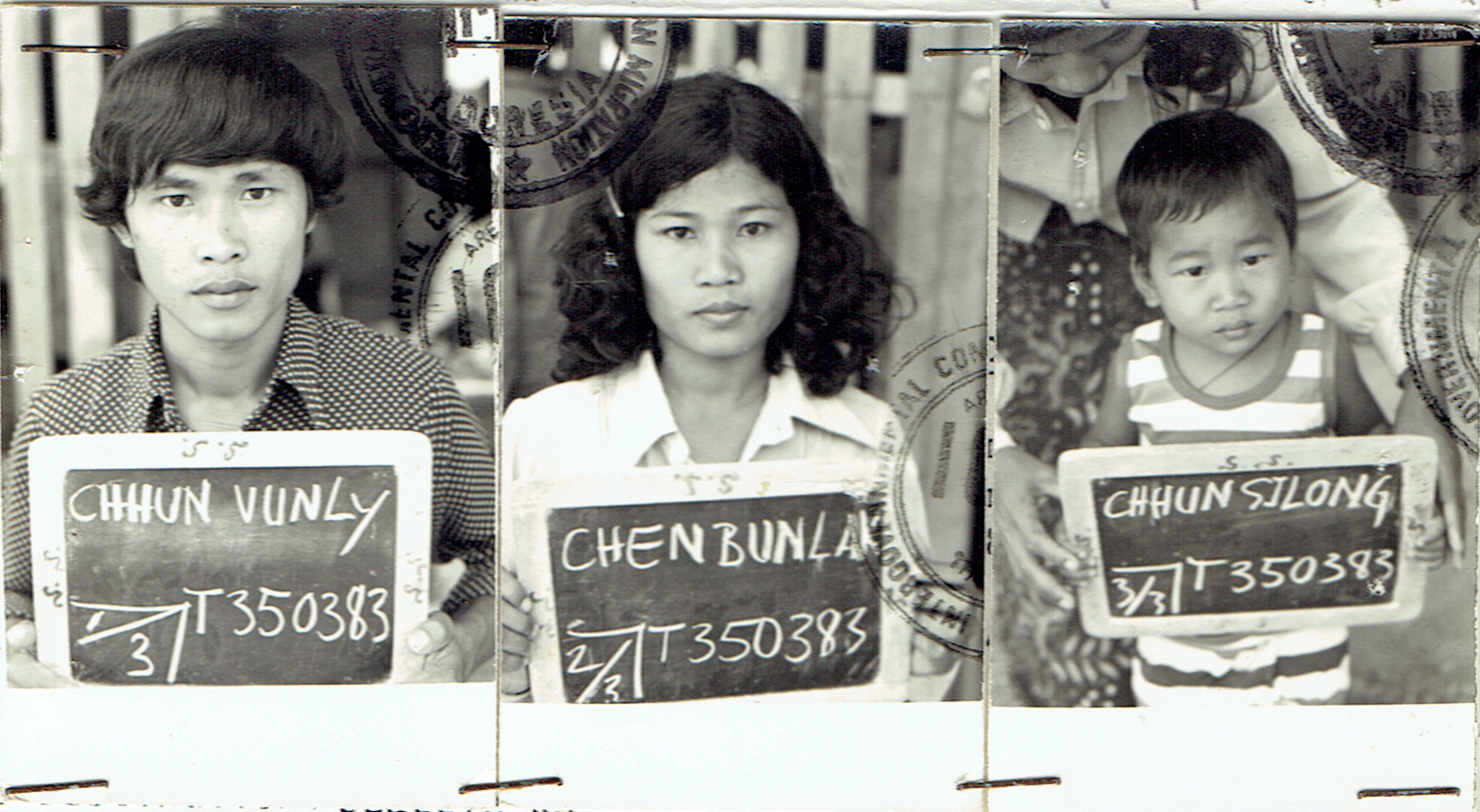 Artist Silong Chhun and his parents migrated to America from Cambodia in 1981.Photo courtesy Silong Chhun