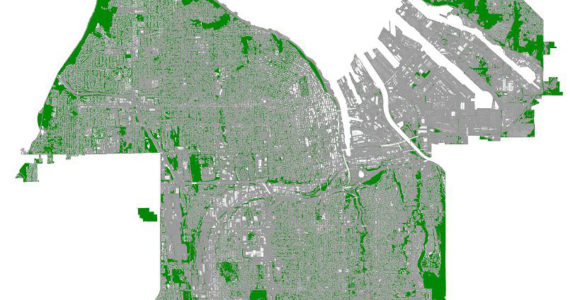 One of my favorite aspects of Tacoma is the preponderance of odd little corners, bays, gulches and unexpected views. This access to the unexpected is my definition of the character of Tacoma. The little white corner near the upper left corner is the town of Ruston. How many cities have another town within their borders?2009 NAIP Imagery and LiDAR OBIA-based Canopy Cover for Tacoma, WA courtesy: University of Washington