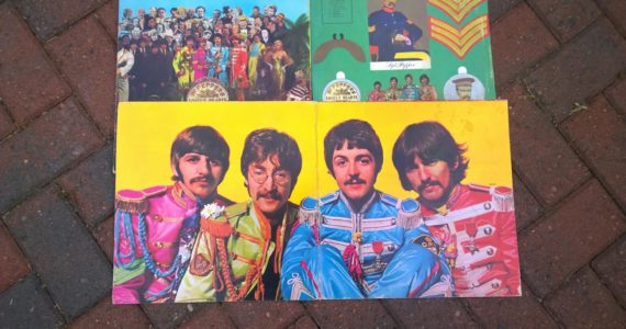 Sgt Pepper Inside cover                                                                         Photo by Morf Morford