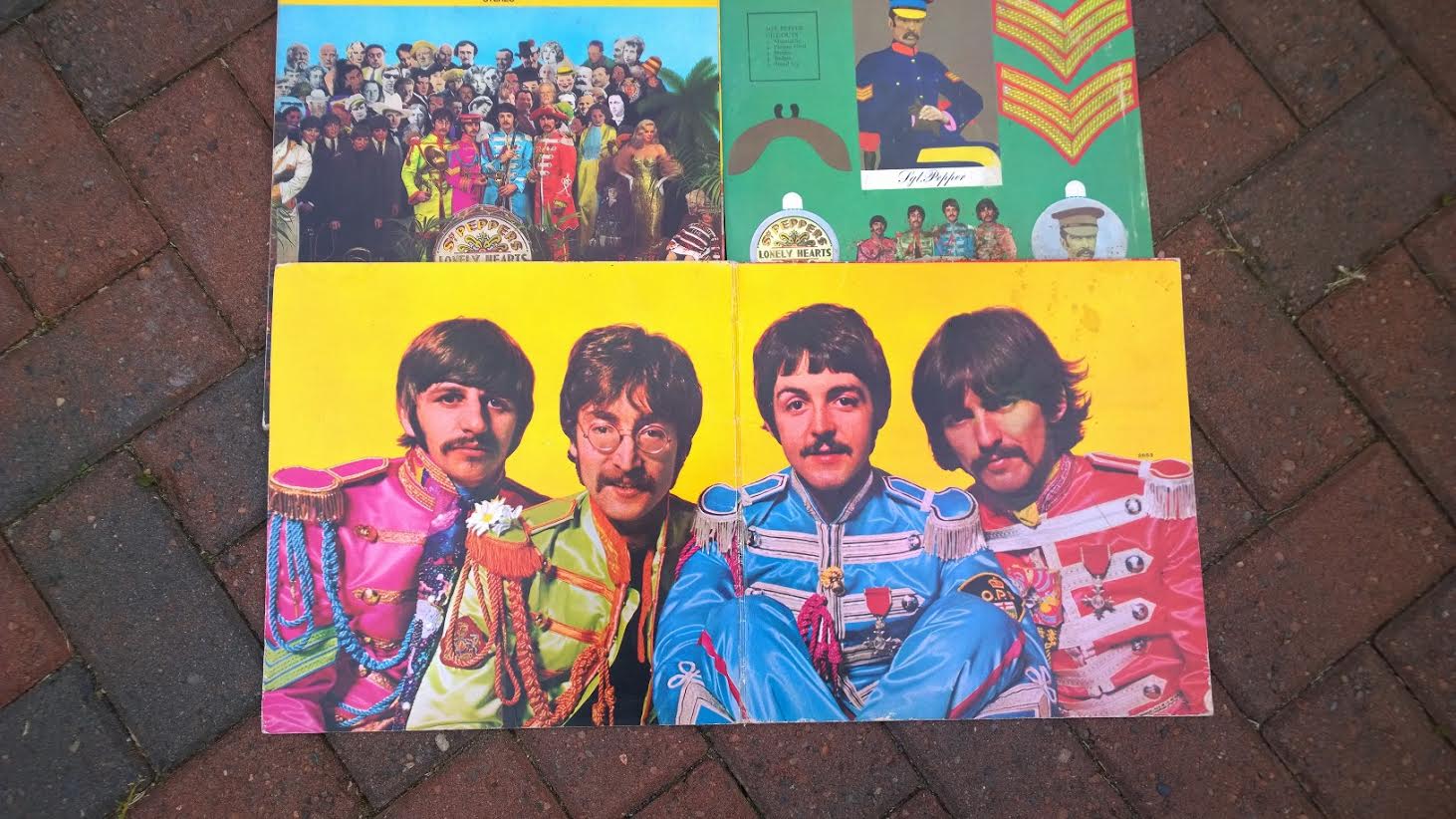 Sgt Pepper Inside cover                                                                         Photo by Morf Morford