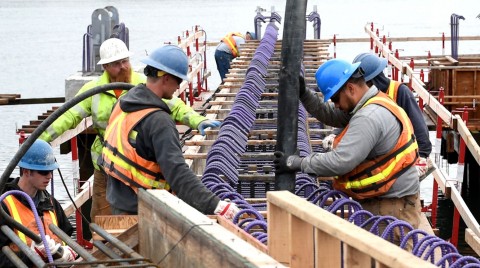 Pier 4 workPhoto courtesy Northwest Seaport Alliance