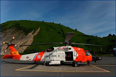 An MH60 helicopterImage courtesy US Coast Guard