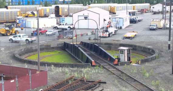 Northern Pacific roundhouse, August 2017    Photo by Morf Morford