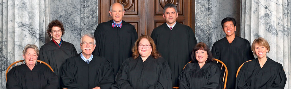 Washington Supreme Court justices (November 2017)Image courtesy Washington Courts