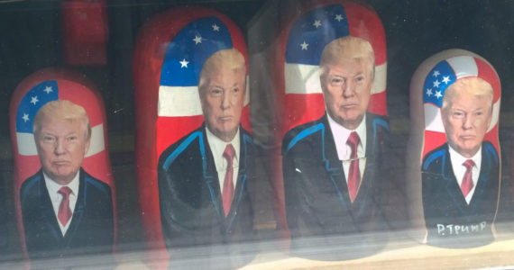 Trump Russian nesting dollsPhoto by Morf Morford