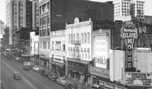 Downtown Tacoma, 1946. Photo courtesyTacoma Public Library