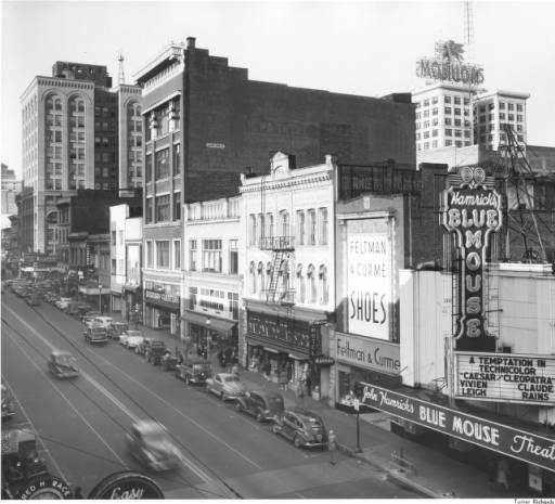 Downtown Tacoma, 1946. Photo courtesyTacoma Public Library