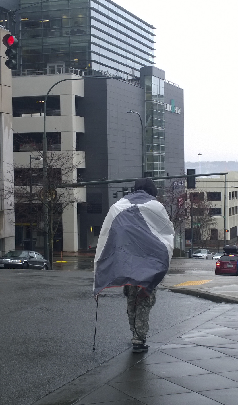 Homeless people of all ages have become a common sight  all over Tacoma. Photo: Morf Morford