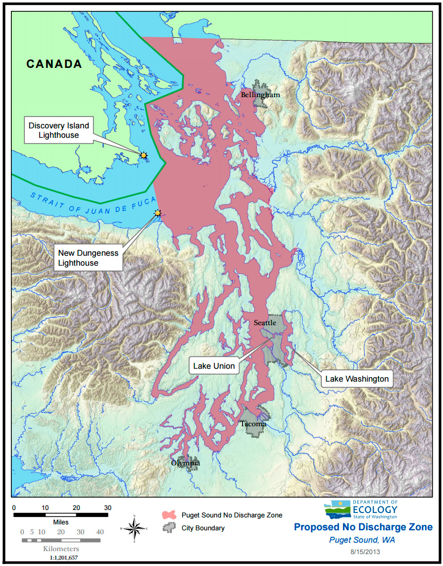 No Discharge ZoneImage courtesy Department of Ecology