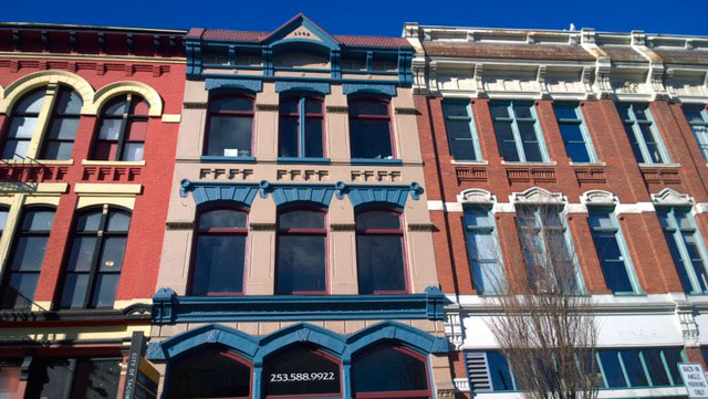 These buildings on Pacific Avenue are as glorious as they were when they were built - over one hundred years ago.  Photo: Morf Morford