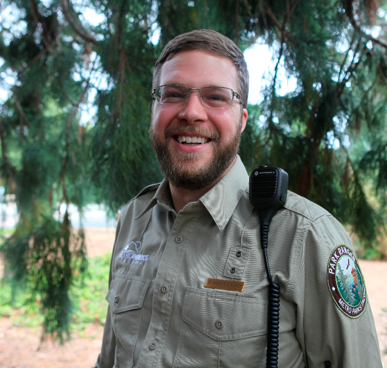 Park Ranger Ben Monte CalvoPhoto courtesy of Metro Parks.