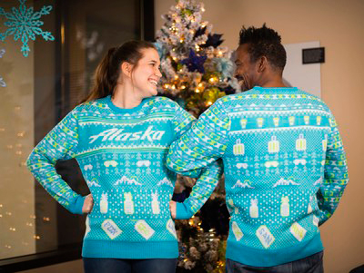 ‘Tis the season to be festive – Alaska Airlines offers early boarding for flyers wearing holiday sweaters