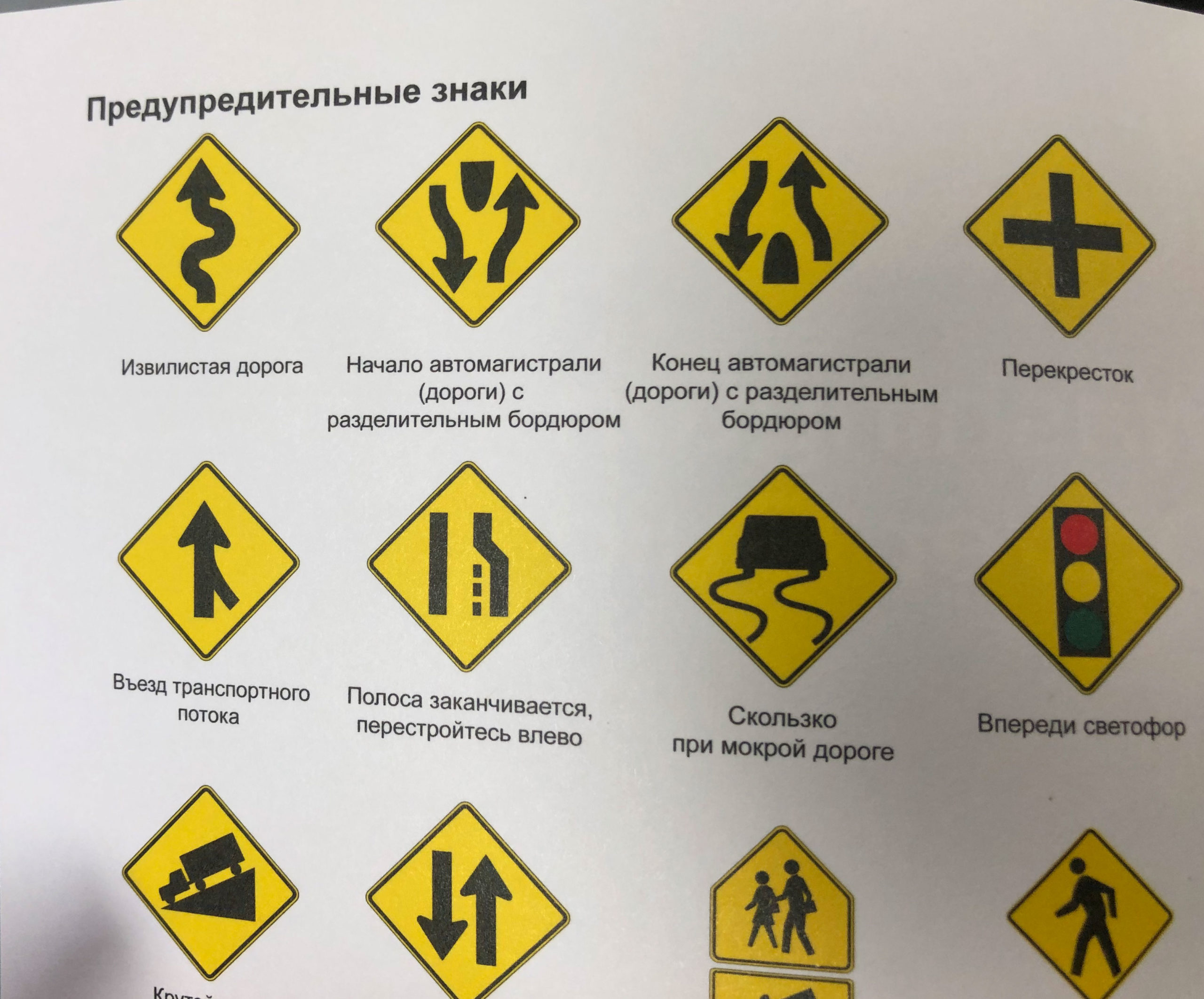 These road signs, with explanations in Russian, will help you navigate the gyrations of the stock market as well as any of the major business magazines. Photo: Morf Morford
