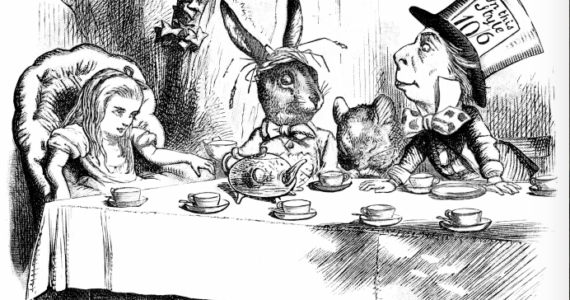 John Tenniel’s illustration to Alice’s Adventures in Wonderland, 1890