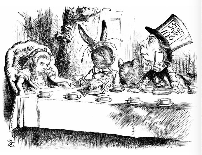 John Tenniel’s illustration to Alice’s Adventures in Wonderland, 1890