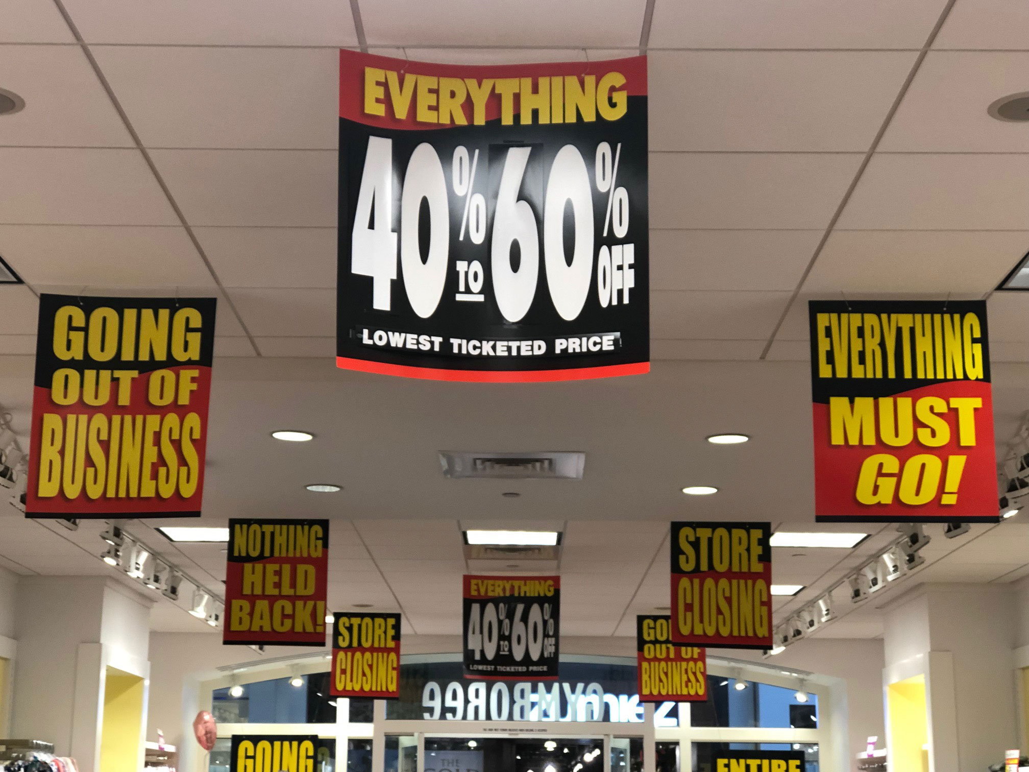 When they say "Everything must go" they mean it. Jobs, stores, sometimes entire neighborhoods are all at stake.  Photo: Morf Morford