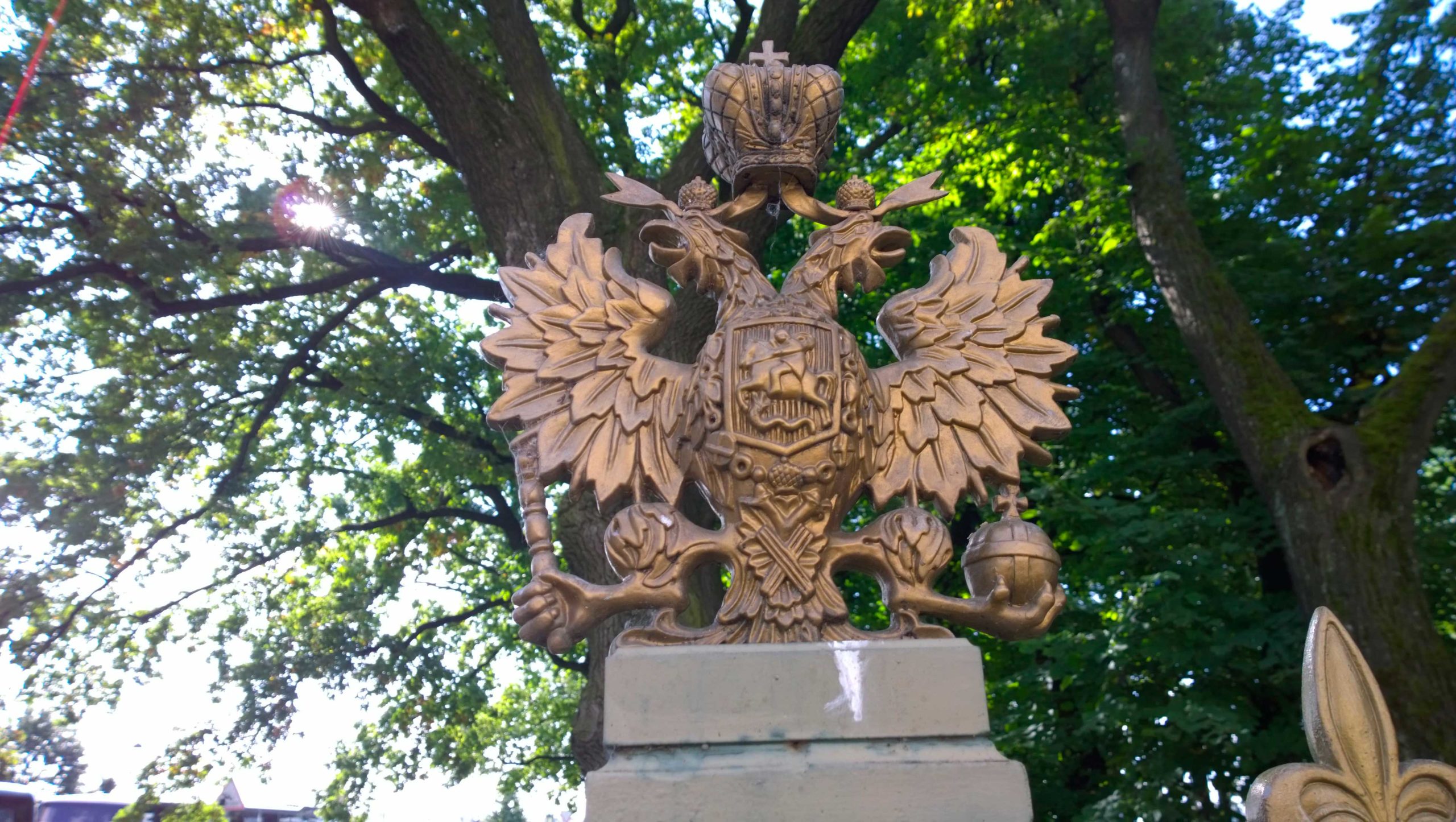 The Russian double-headed eagle. Photo: Morf Morford