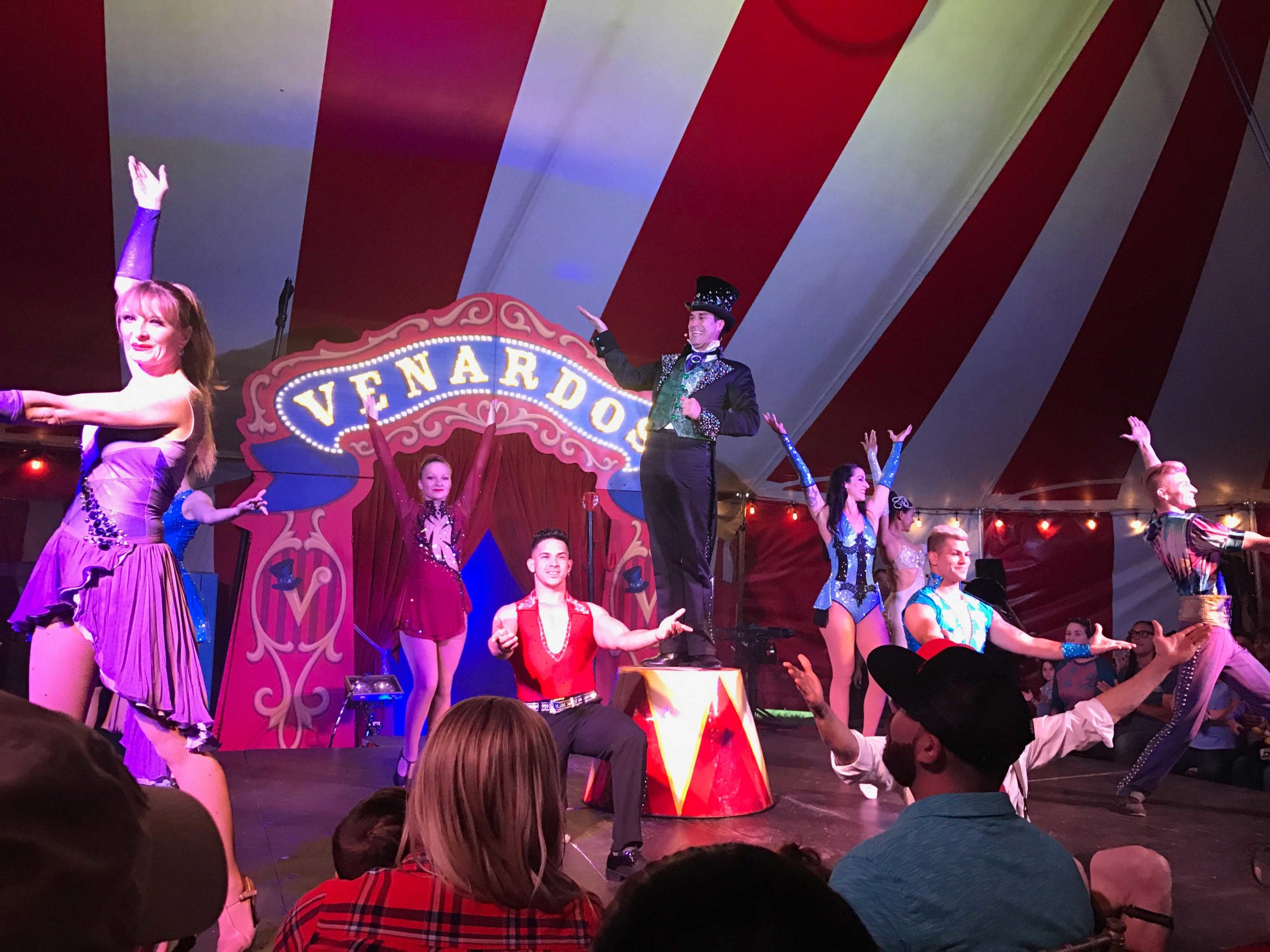 No animals at this circus - just human energy and imagination.Photo courtesy Vernardos Circus