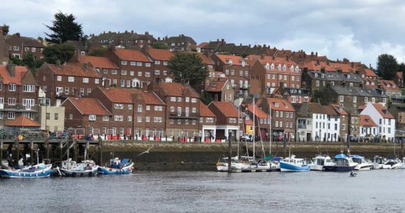 This still thriving village on the sea coast of England was built centuries ago. Photo: Morf Morford